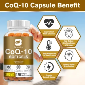 BEWORTHS Coenzyme  Health Supplement for Adult Enhance Heart Function