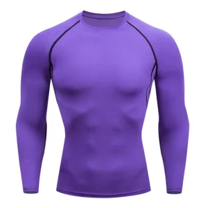 Mens Gym Compression Shirt Male