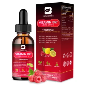 BEWORTHS Vitamin B12 Drops Energy Supplements Support Immune Health