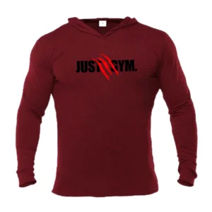 Mens Hooded T Shirt Spring Slim Fit