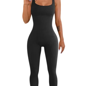Women Sleeveless Bodycon Jumpsuit